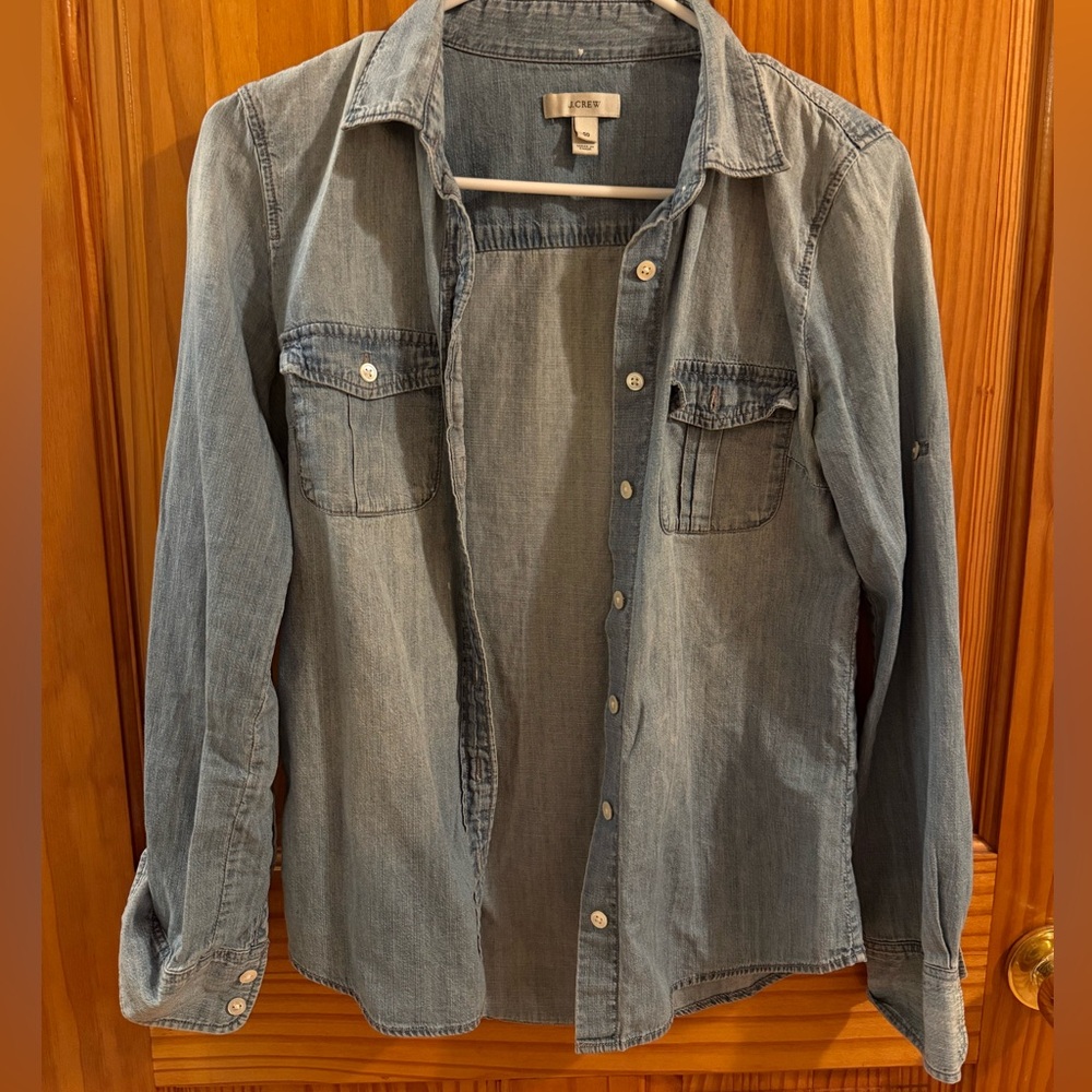 JCREW denim shirt